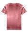Camiseta de rayas bicolor para hombre rojo TERKUIT/blanco MARSHMALLOW