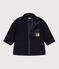 Chaqueta de sherpa reciclada para bebé azul SMOKING