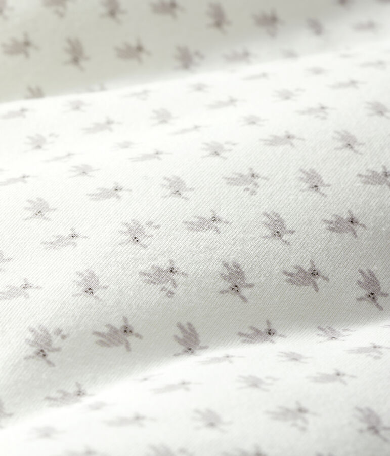 Saco de punto para beb&eacute; blanco/multicolor