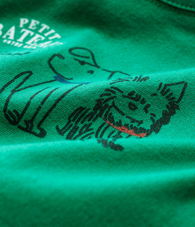 Camiseta de manga larga para beb&eacute; ni&ntilde;o verde