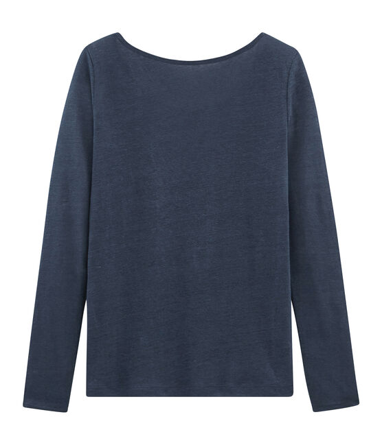 Camiseta manga larga de lino para mujer HADDOCK