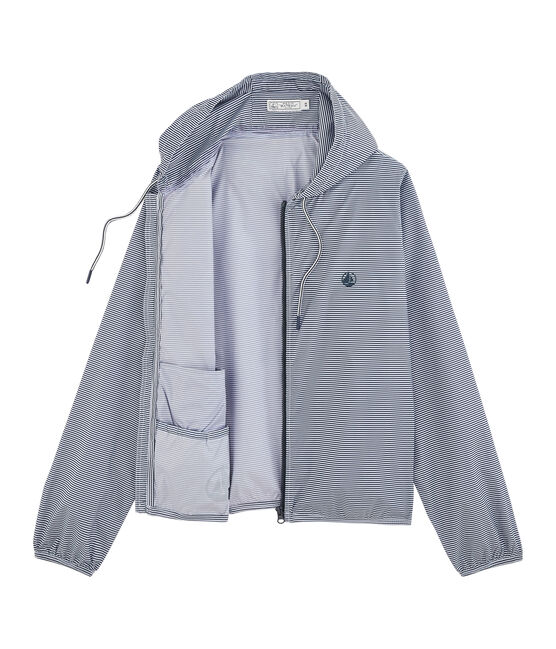 Cortavientos corto unisex azul SMOKING/blanco MARSHMALLOW