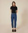 Camiseta L'ICONIQUE de algodón de punto «cocotte» para mujer negro BLACK