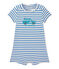 Pelele corto marinero de bebé niño blanco FETA/azul PERSE