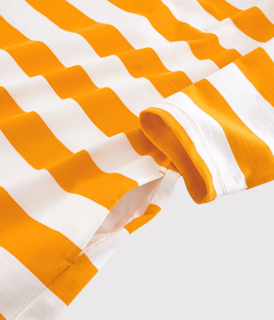 Vestido de rayas de mujer amarillo TEHONI/blanco MARSHMALLOW