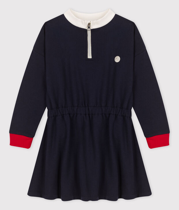 Vestido de manga larga de mulet&oacute;n de ni&ntilde;a SMOKING