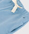 Pantalón de muletón de bebé azul AZUL
