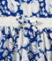 Vestido estampado para niña blanco MARSHMALLOW/azul PERSE