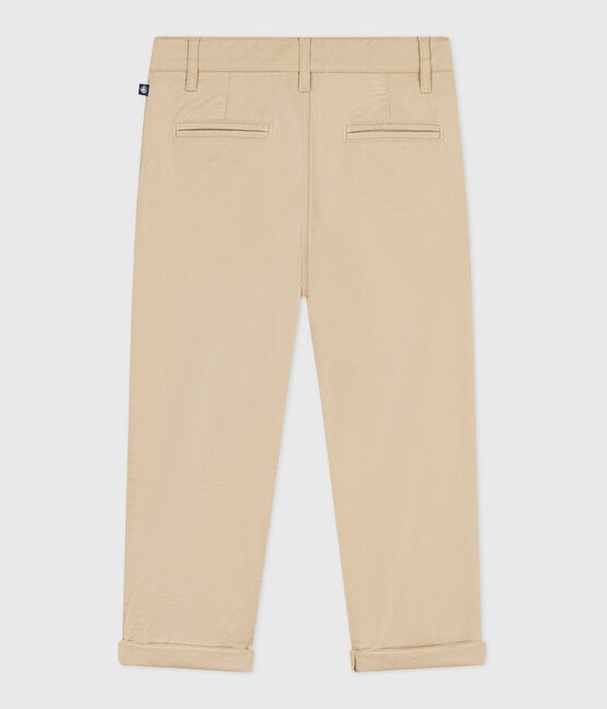 Pantalón infantil de algodón beige SANDER