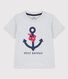 Camiseta de manga corta de algodón de niño