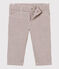 Pantalón de rayas para bebé niño rojo VINO/blanco MARSHMALLOW