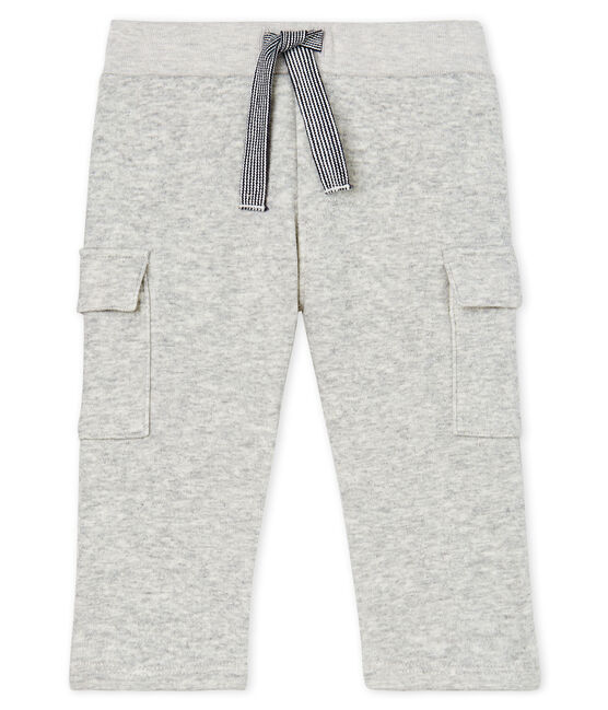 Pantalón de terciopelo para bebé niño gris BELUGA CHINE