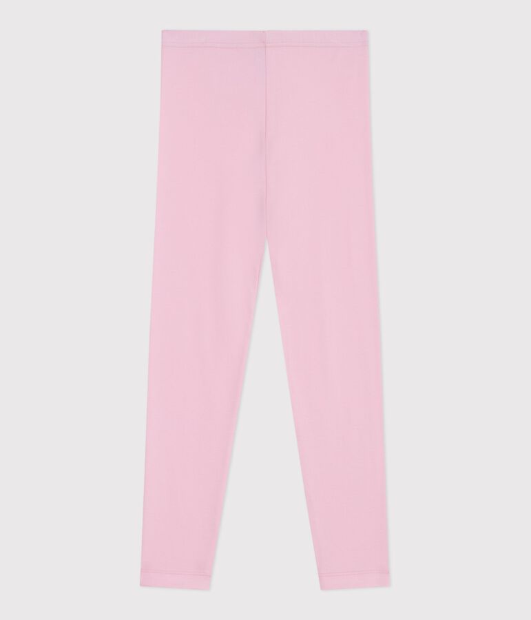 Leggings infantiles de algod&oacute;n liso rosa MARQUISE