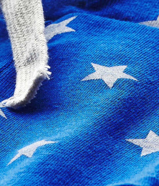 Short bebé niño estampado azul PERSE/blanco MARSHMALLOW