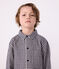Camisa infantil de algodón a cuadros azul SOIR/ MILK