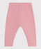 Pantalón de jogging liso de algodón para bebé rosa CHARME