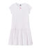 Camisón con corazones estampados para niña blanco ECUME/rosa ROSE