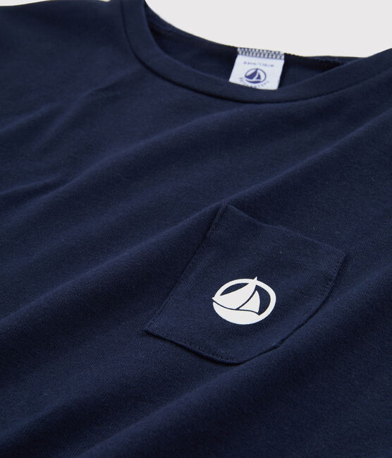 Camiseta de niño azul SMOKING