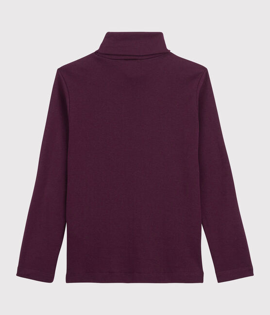 Prenda de cuello de cisne de algodón de niña/niño violeta CEPAGE