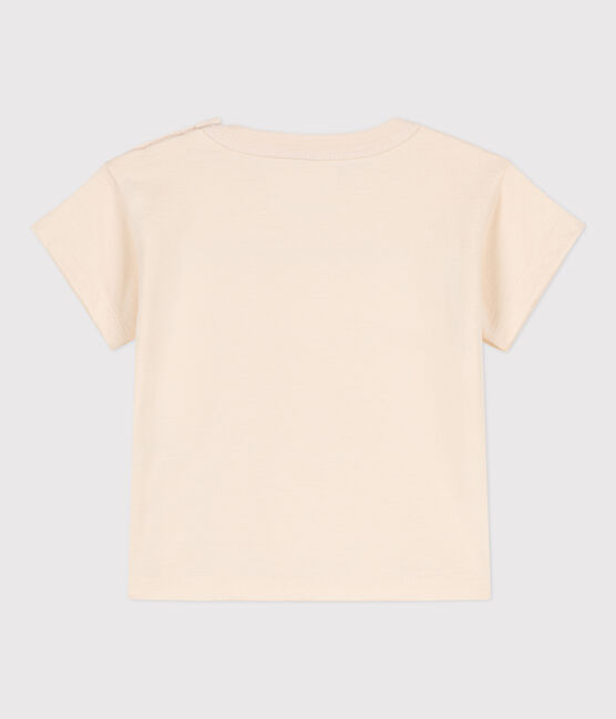 Camiseta de manga corta de punto bordado para bebé crudo AVALANCHE