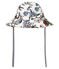 Capelina impermeable estampada para bebé niña blanco MARSHMALLOW/blanco MULTICO