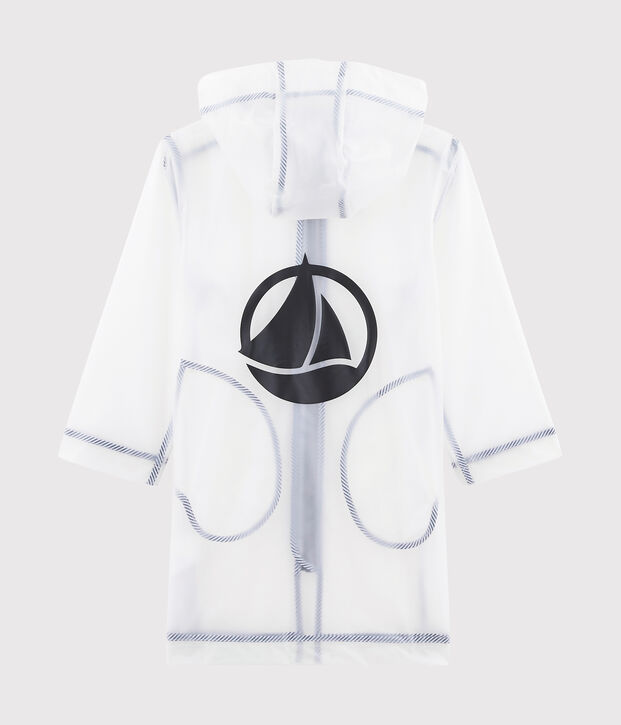 Chubasquero transparente para ni&ntilde;o unisex azul