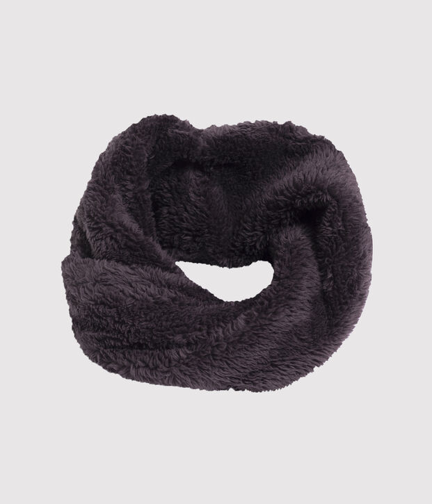 Cuello infantil mixto gris
