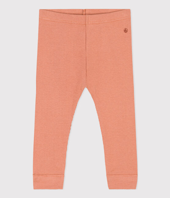 Leggings de algodón para bebé rosa SIENNA