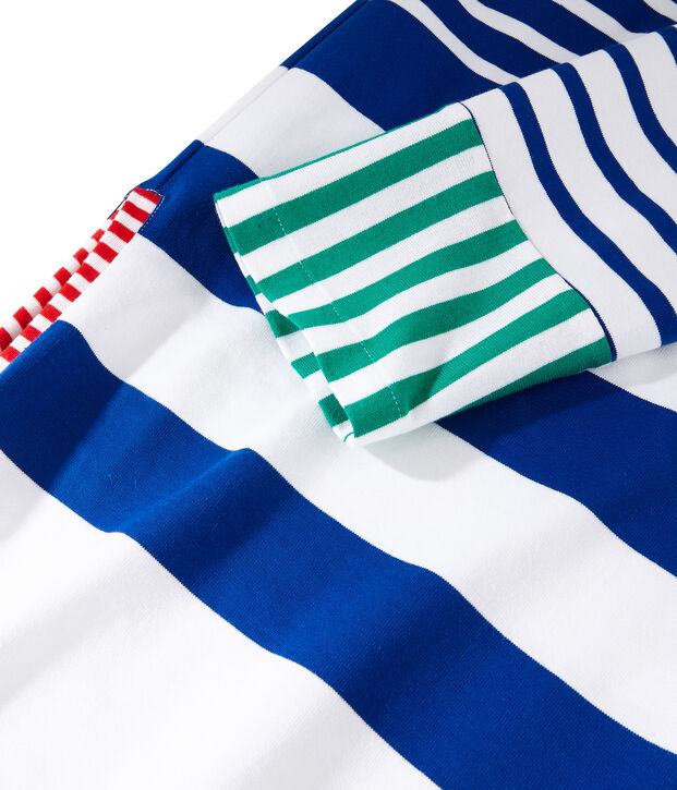 Vestido reedici&oacute;n Hy&egrave;res de mujer blanco/azul