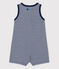 Mono Bebé Petit Bateau x Water Family azul MEDIEVAL/blanco MARSHMALLOW