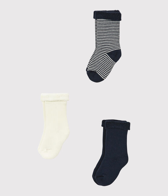 Tres calcetines de bebé de jersey variante 3