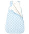 Saco de punto para bebé azul FRAICHEUR/blanco MULTICO