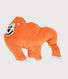 Peluche de gorila naranja