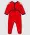 Pelele de terciopelo para bebé rojo FROUFROU