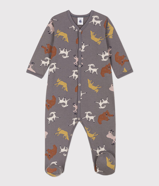 Pijama de felpa con animales para bebé BONGRIS/ MULTICO