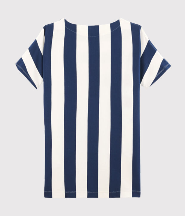 Vestido para mujer azul/blanco