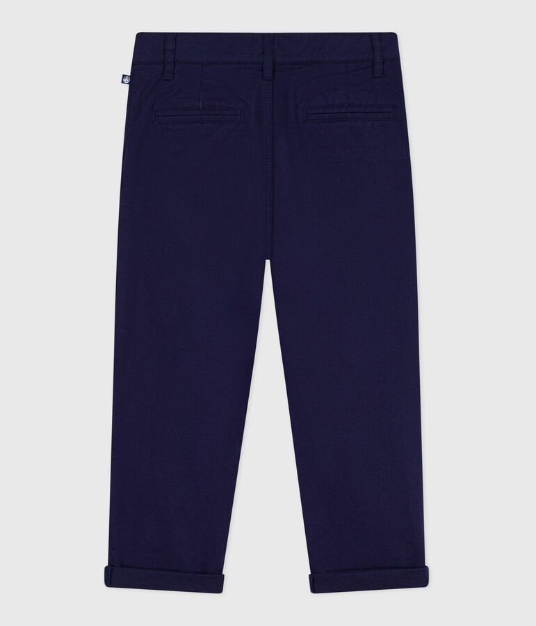 Pantal&oacute;n infantil de algod&oacute;n azul