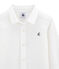 Camisa de lino y algodón para niño blanco LAIT