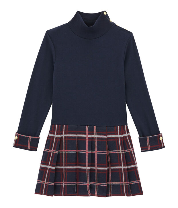 Vestidobi-materiapara ni&ntilde;a azul/multicolor