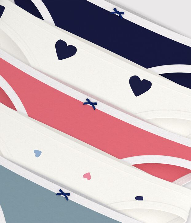 Juego de braguitas de algod&oacute;n con estampado para mujer multicolor