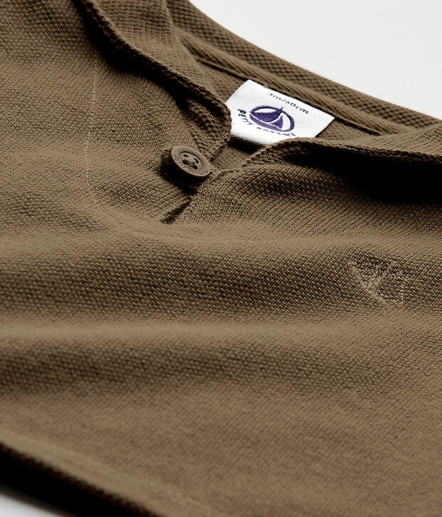 Camiseta de beb&eacute; ni&ntilde;o de manga corta marron