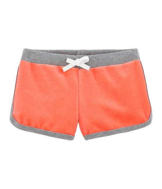 Pantalones cortos de niña naranja ORIENT