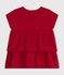 Vestido de manga corta para bebé rojo AURORA