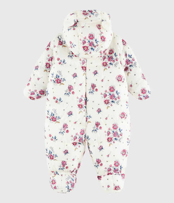 Mono de piloto para bebé niña/niño blanco MARSHMALLOW/rosa ROSE/ MULTICO