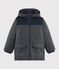 Parka de algodón revestido de niño gris CITY CHINE