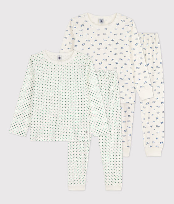 Juego de 2 pijamas de algodón con motivo de estrellas para niño variante 1