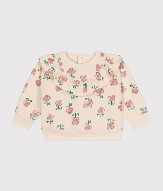 Sudadera de felpa para bebé blanco AVALANCHE/ MULTICO