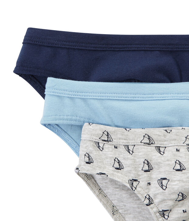 Lote de 3 slips para ni&ntilde;o blanco