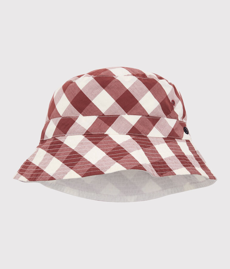 Bob de popelina de ni&ntilde;a marron/crudo