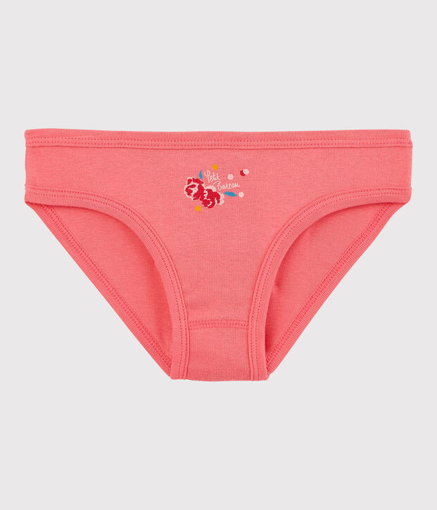 Braguita de ni&ntilde;a de algod&oacute;n rosa